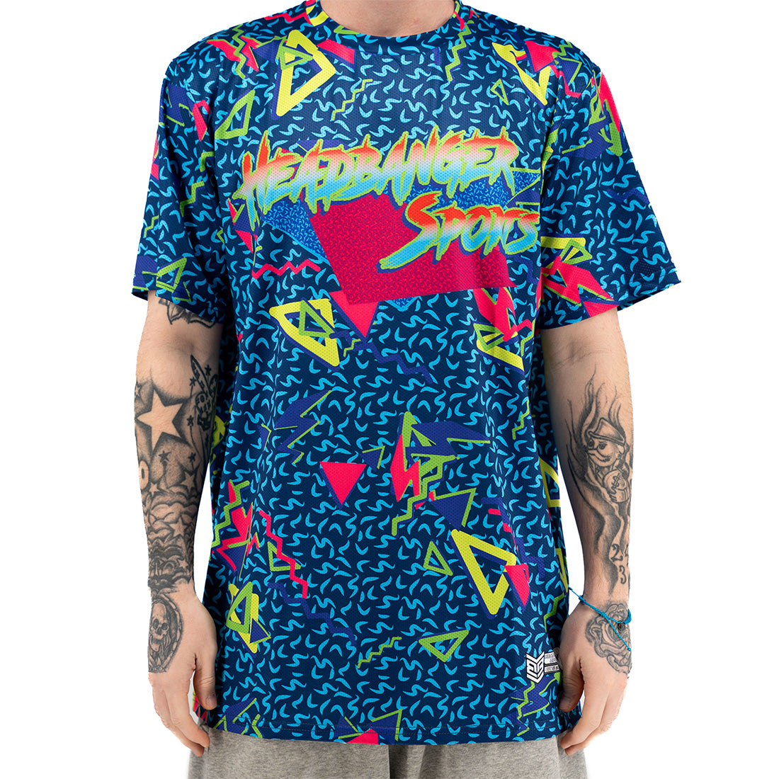 Headbanger Sports "90's Retro" Short Sleeve Micro Mesh Jersey