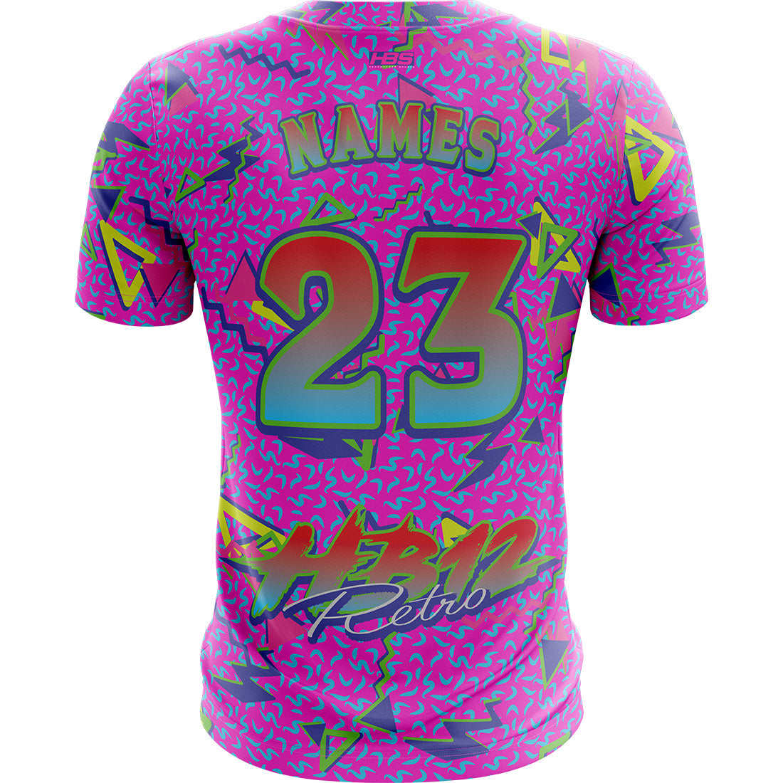 Headbanger Sports Exclusive "HB12 Retro" Short Sleeve Jersey Buy-in: HB12 Retro