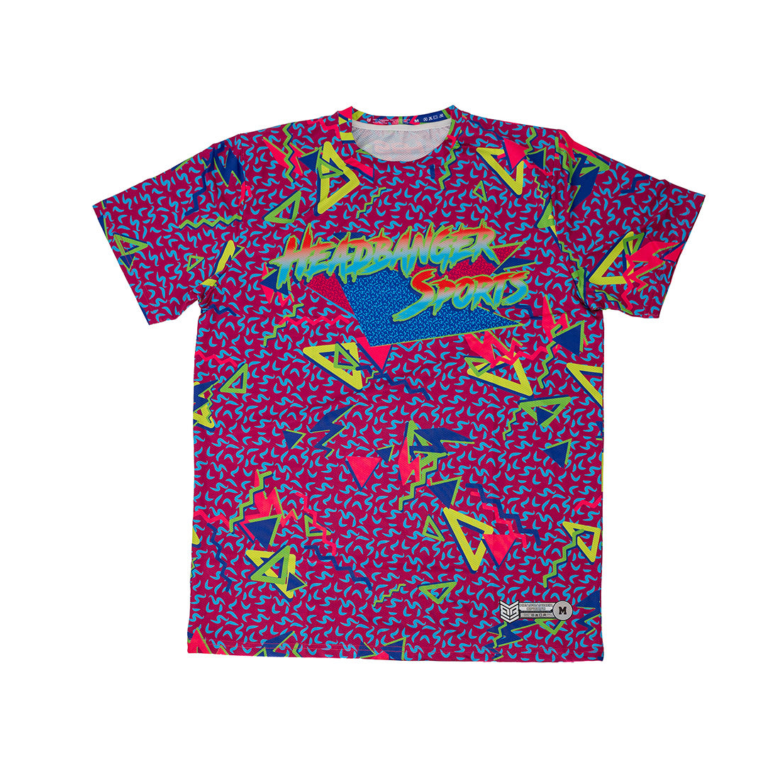 Headbanger Sports "90's Retro" Short Sleeve Micro Mesh Jersey: Pink