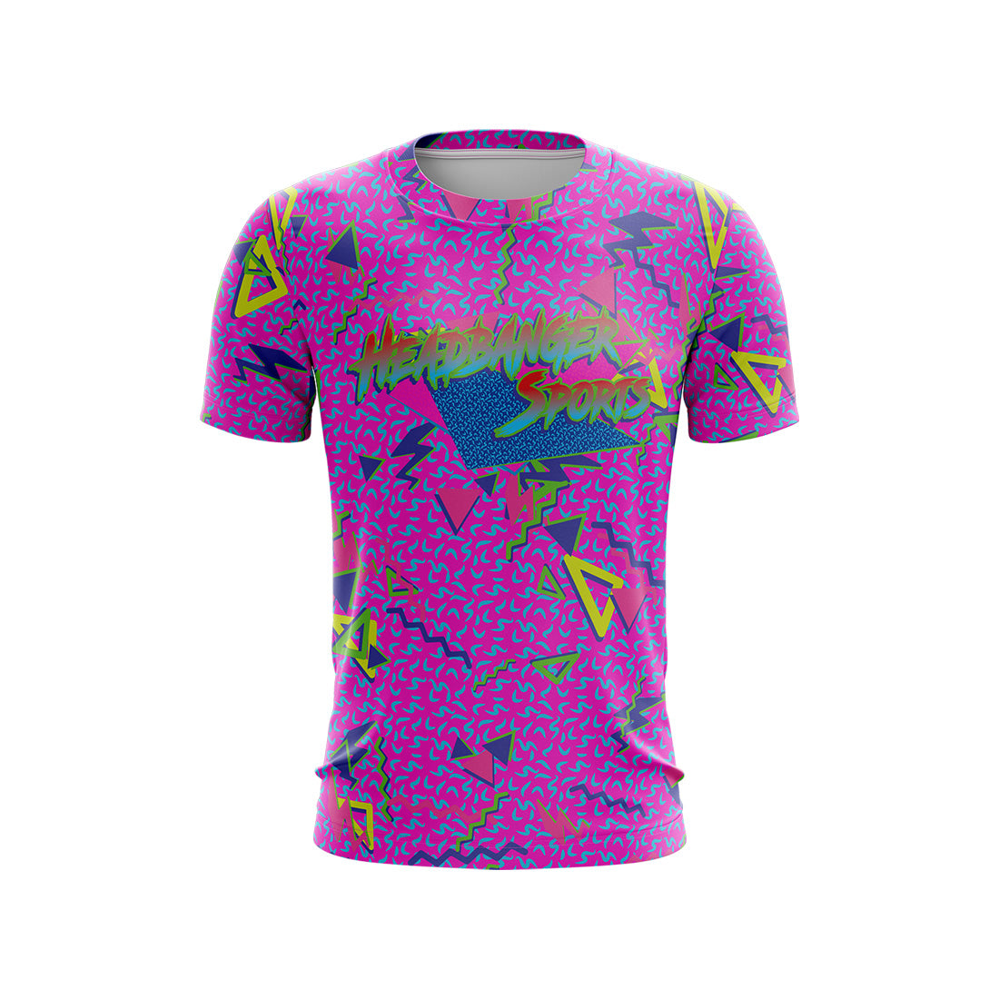 Headbanger Sports "90's Retro" Short Sleeve Micro Mesh Jersey: Pink