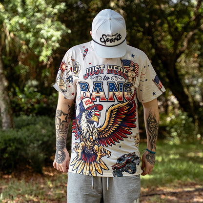 headbanger sports custom graphic baseball jersey micro mesh