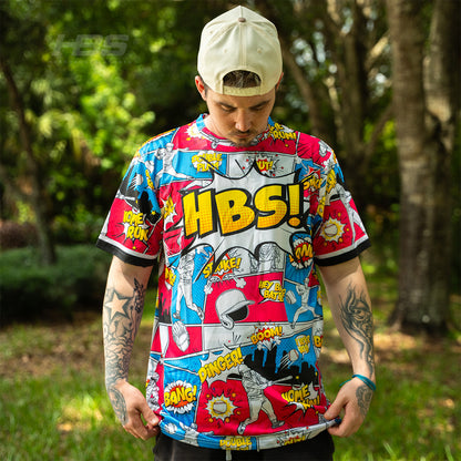 Headbanger Sports Exclusive "Hey Batter Batter" Short Sleeve Micro Mesh Jersey