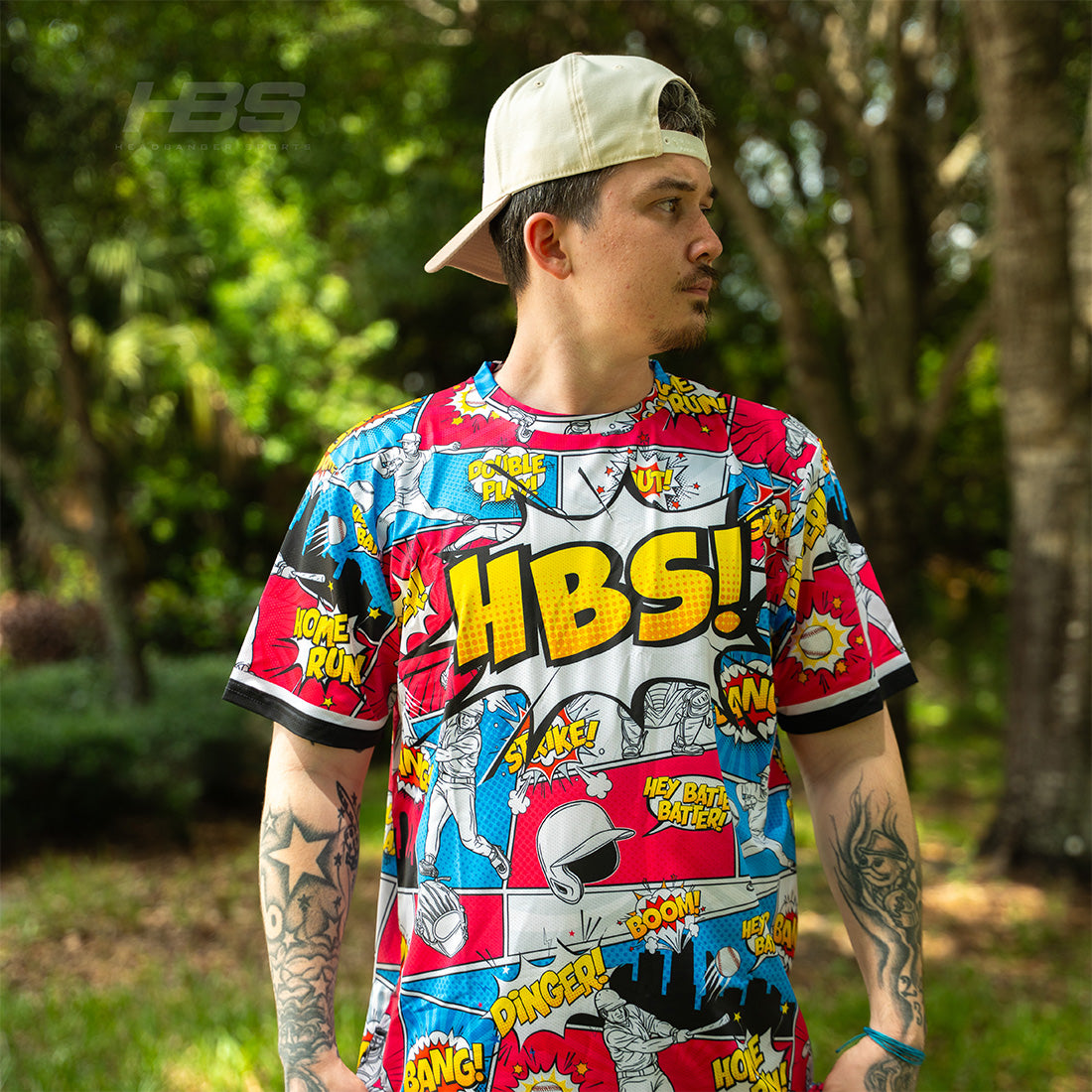 Headbanger Sports Exclusive "Hey Batter Batter" Short Sleeve Micro Mesh Jersey
