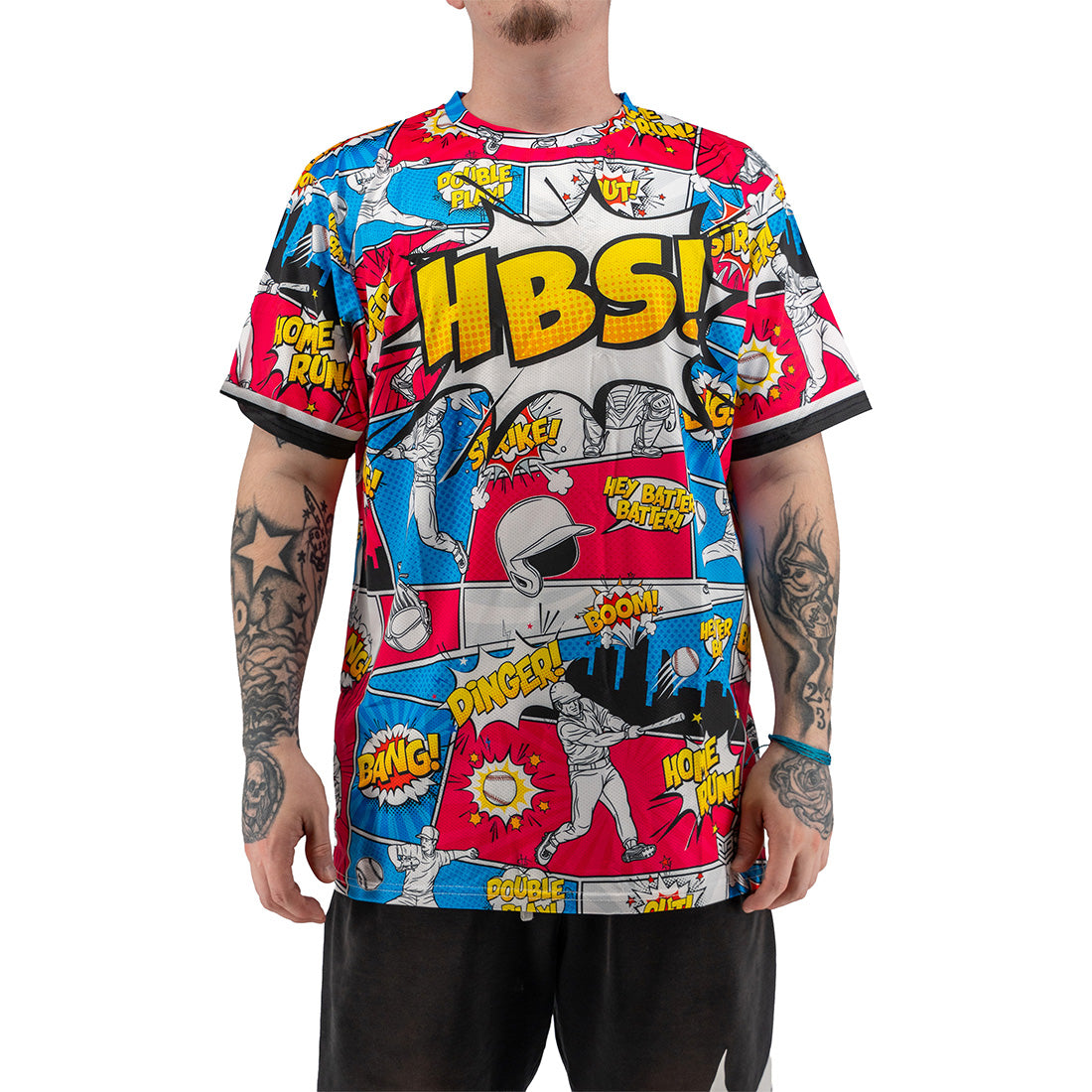 Headbanger Sports Exclusive "Hey Batter Batter" Short Sleeve Micro Mesh Jersey