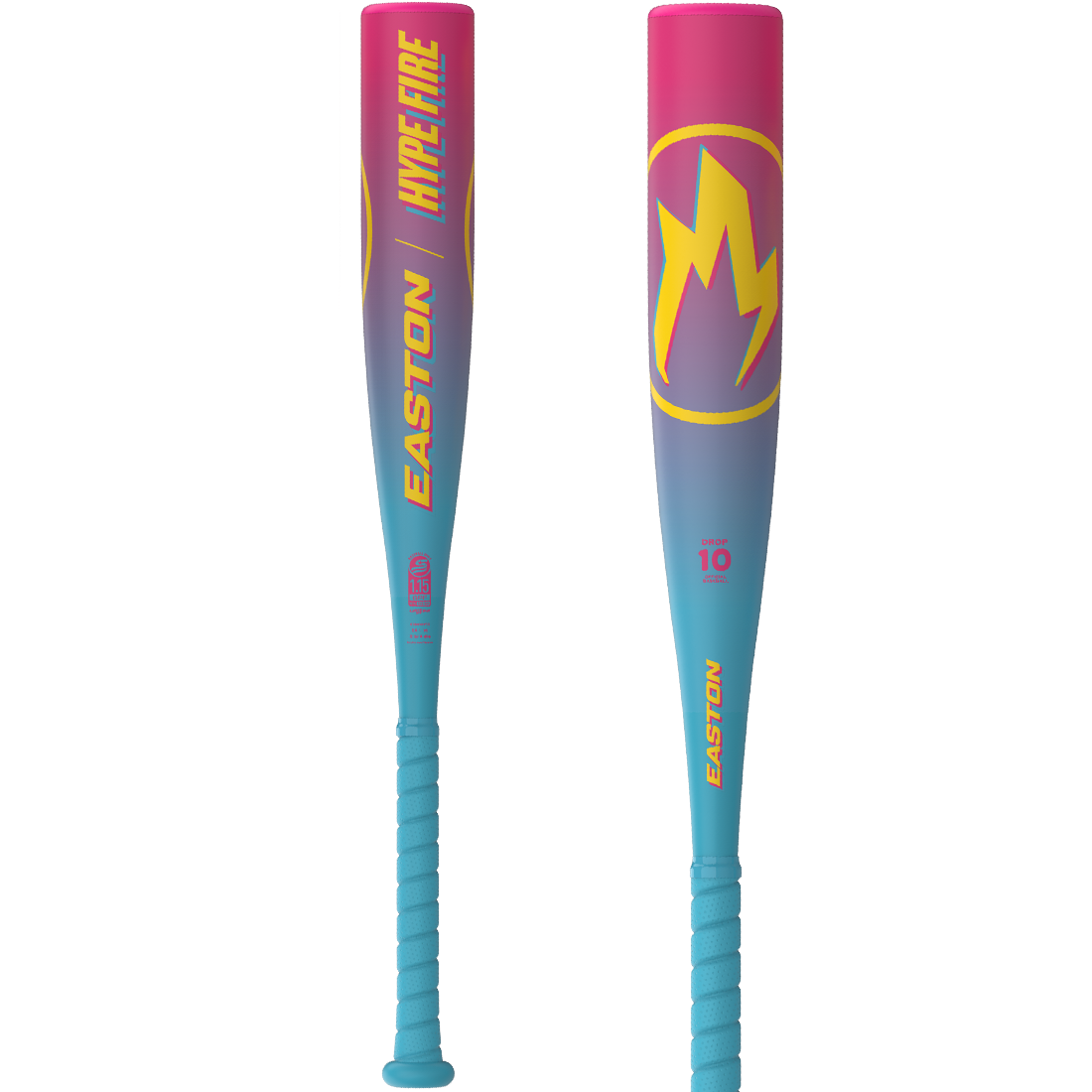 2026 Easton Hype Fire (-10) Junior Big Barrel Baseball Bat: EJB6HYP10