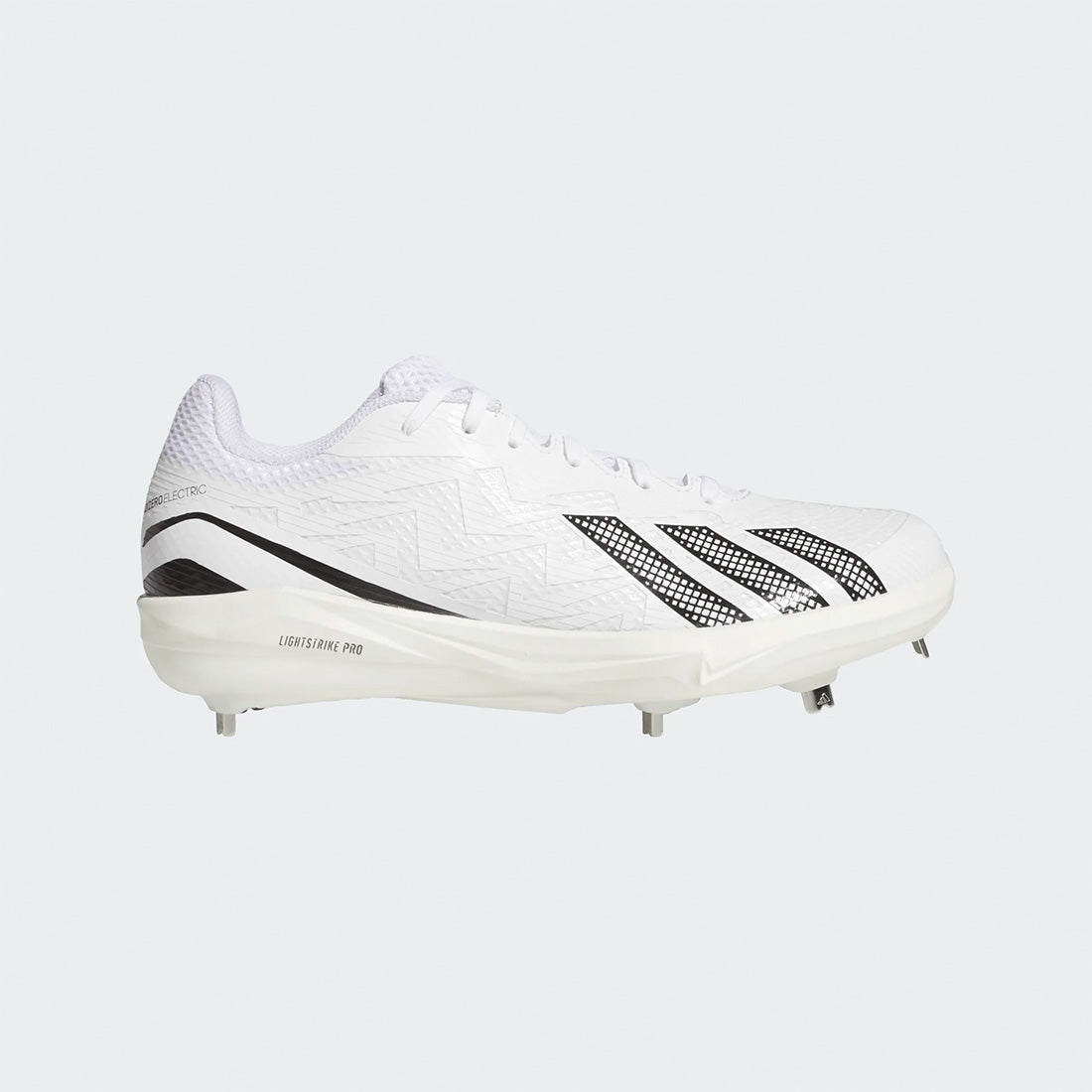 white adidas adizero electric 3.0 baseball cleats