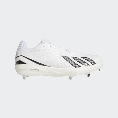 white adidas adizero electric 3.0 baseball cleats