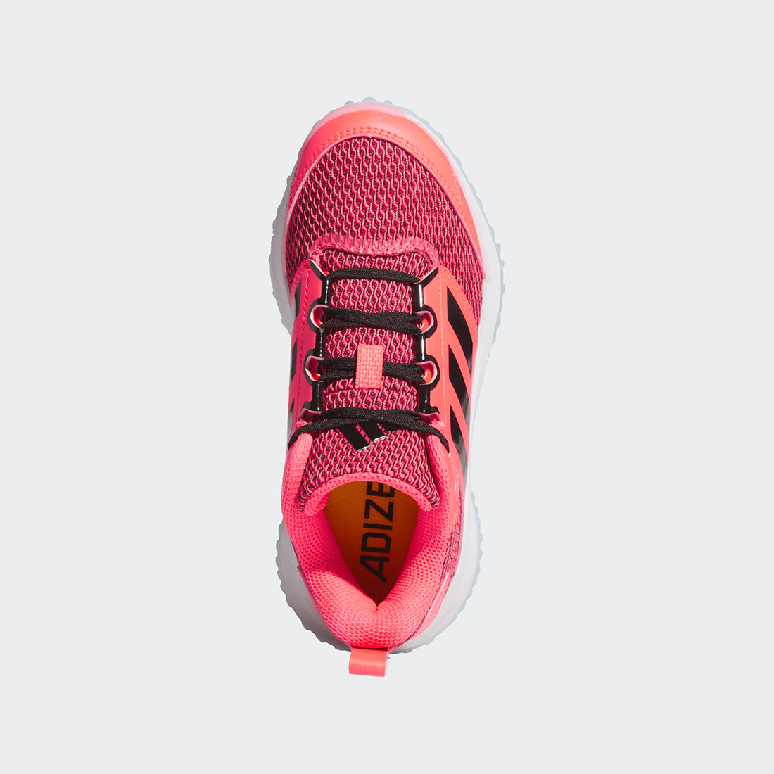 solar red adidas youth turf baseball shoes lace closure fit