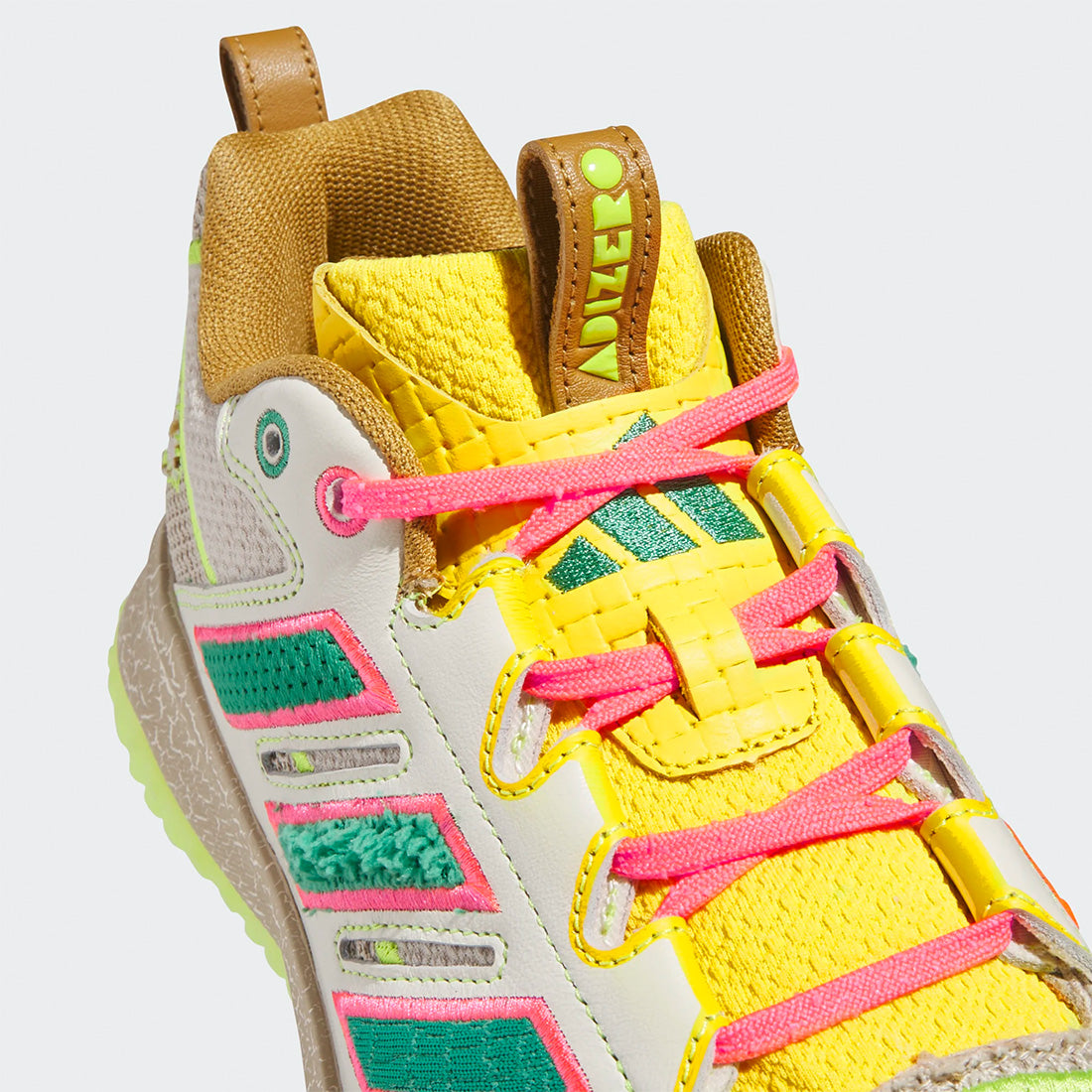 adidas Adizero Impact turf shoes with adjustable lace closure
