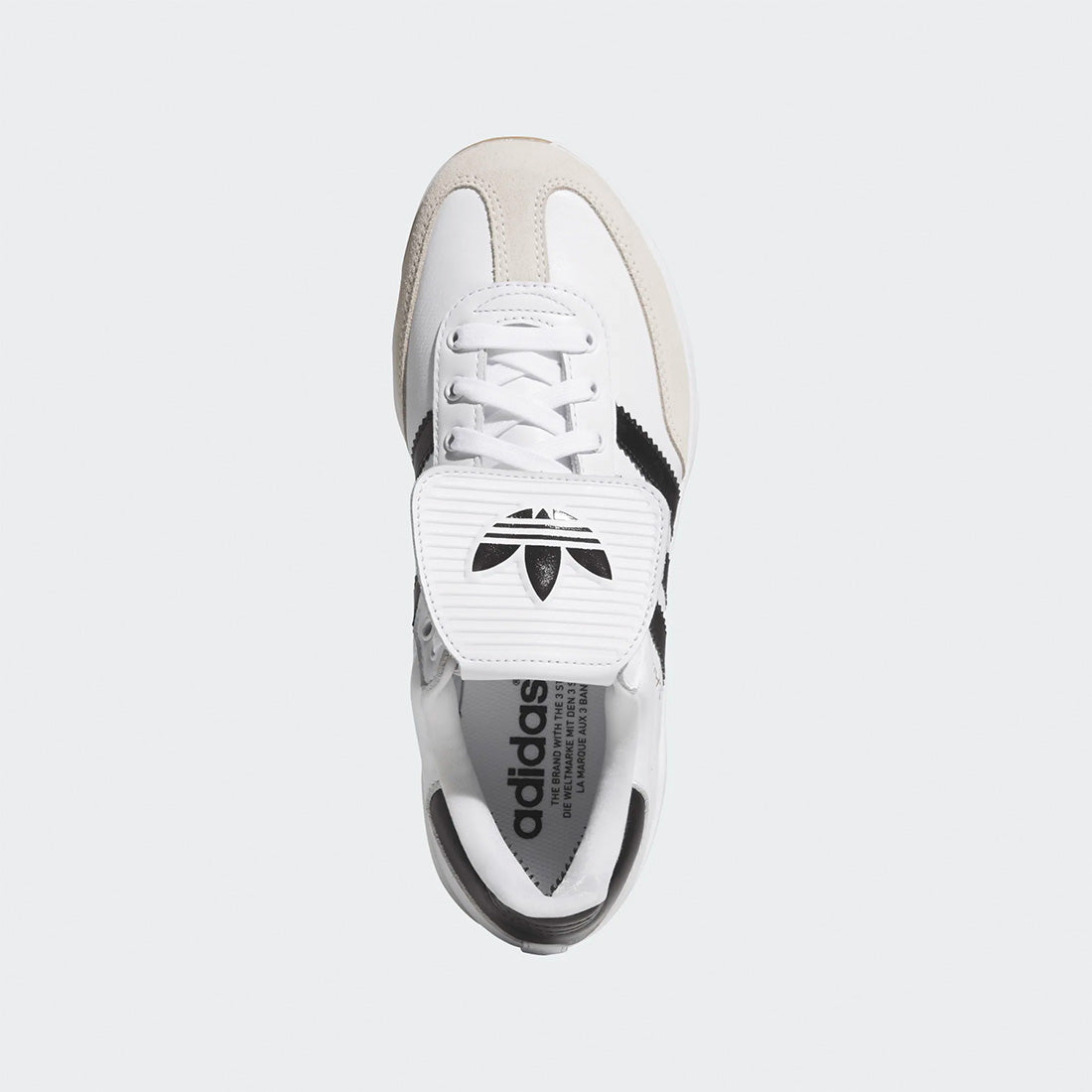 adidas Samba baseball cleats with leather and synthetic upper
