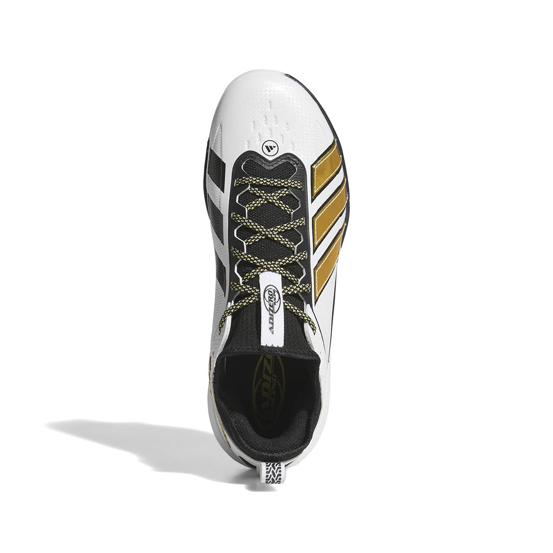 adidas Adizero Impact 3.0 TPU cleats with adjustable lace closure
