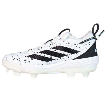 Adidas Adizero Impact 2.0 Shades TPU Baseball Cleat: White/Iridescent