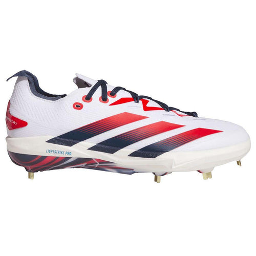adidas Adizero Electric+ 2.0 USA metal baseball cleats red white navy PRIMEKNIT Lightstrike Pro