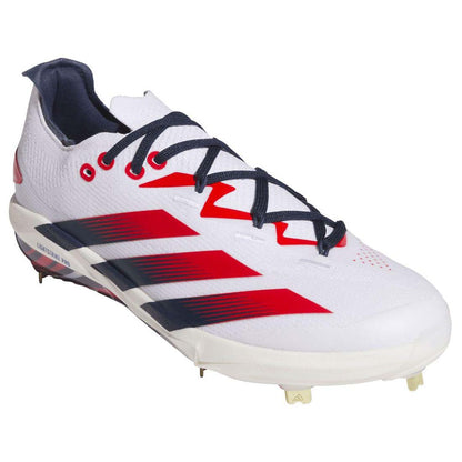 adidas Adizero Electric+ 2.0 USA metal baseball cleats red white navy PRIMEKNIT Lightstrike Pro