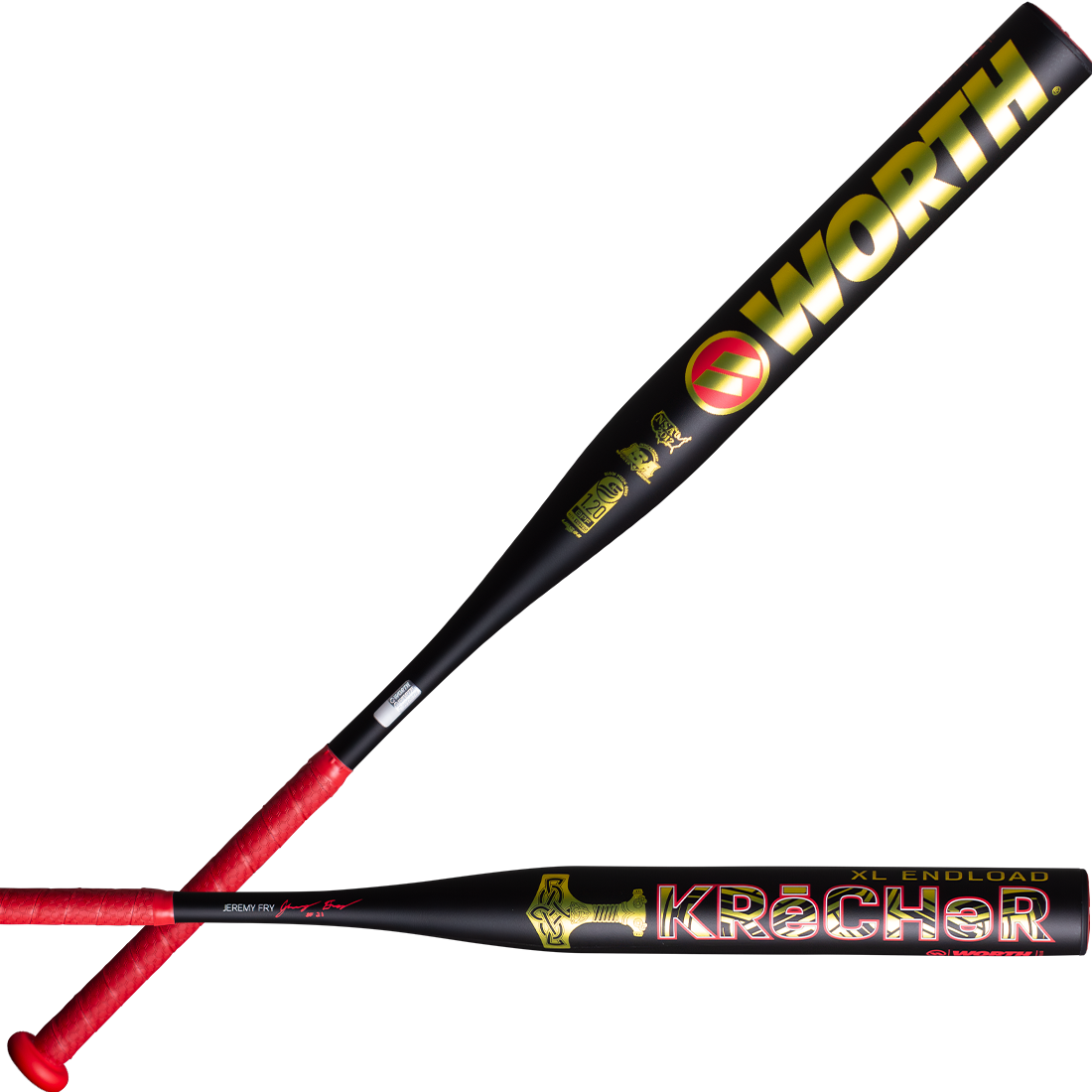 2026 Worth Krecher XL Jeremy Fry 1PC 12.75" USSSA Slowpitch Softball Bat: WSU6KJF1L