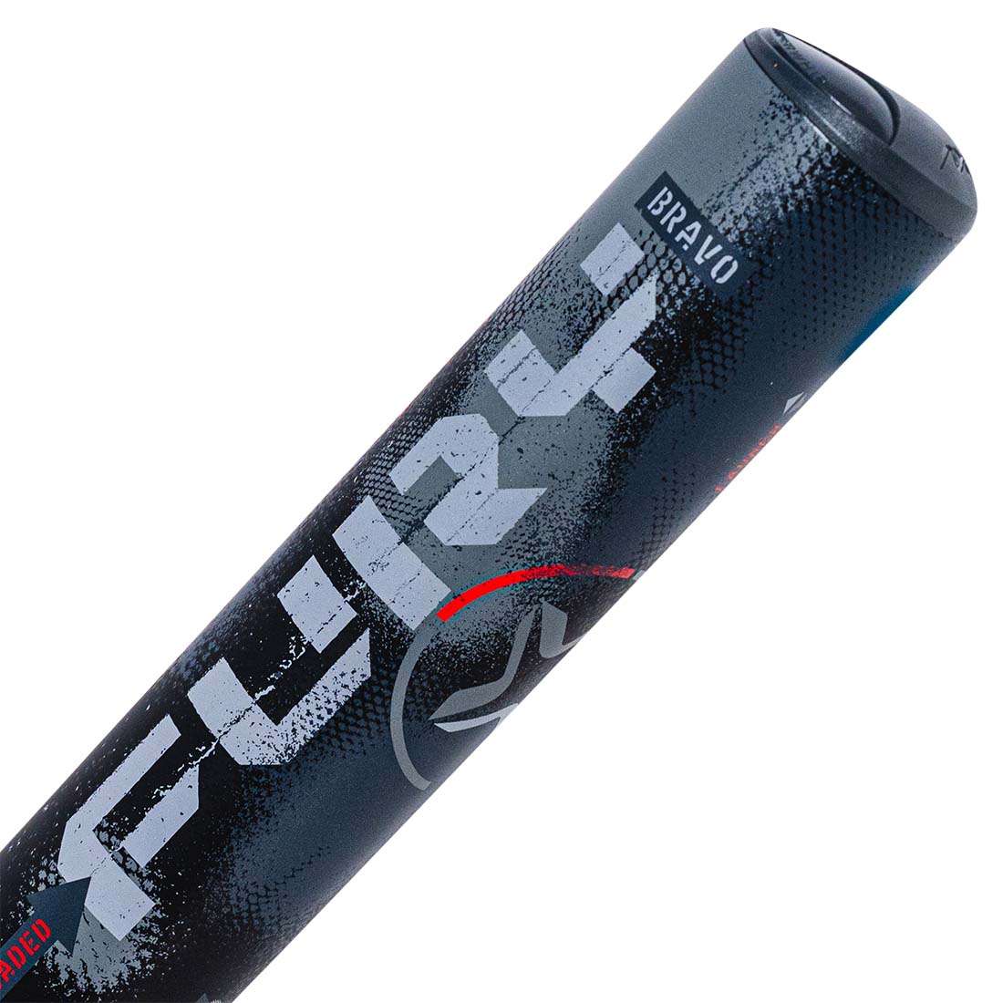 Axe Fury Bravo Hyperwhip endcap detail USSSA slowpitch bat
