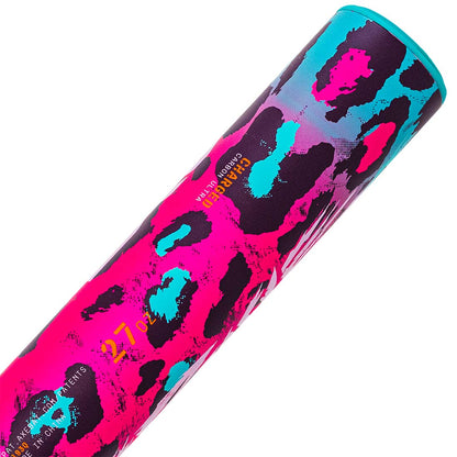 Axe Dabacle slowpitch bat 13 inch Hyperflex composite barrel close up on a white background