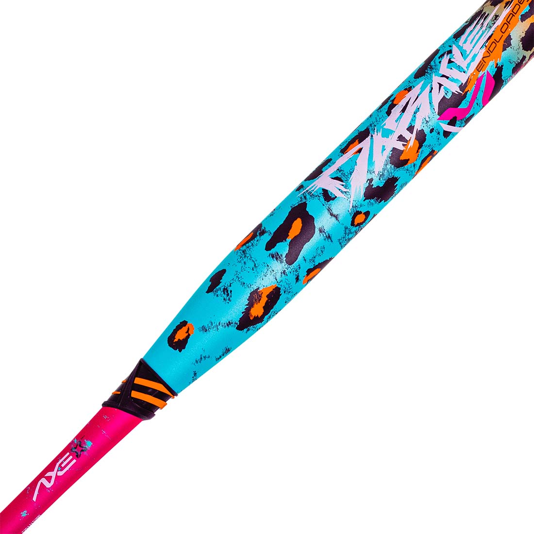 Axe Dabacle Hyperwhip endcap detail dual stamp slowpitch bat
