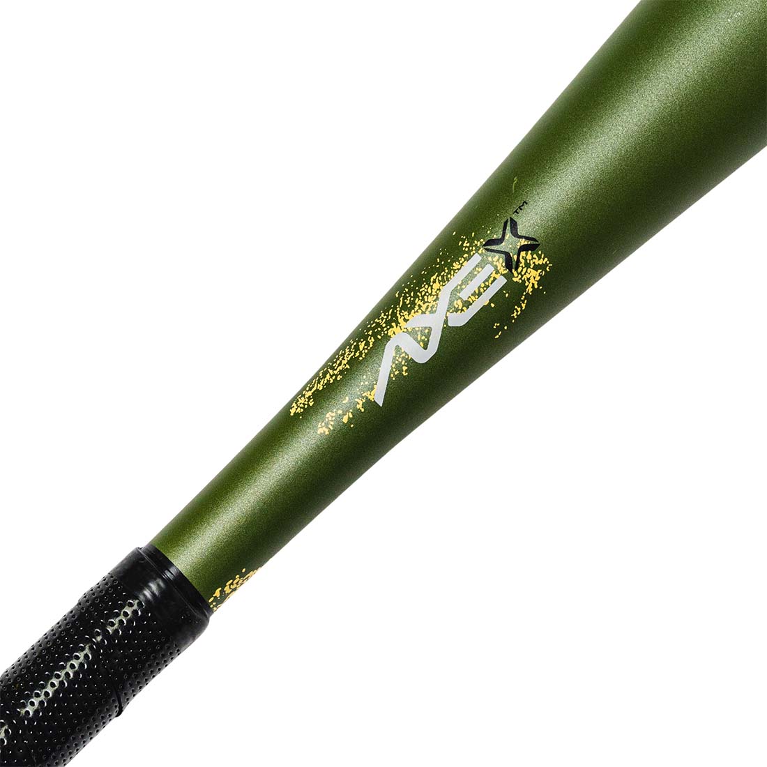 Axe Fury Bravo Hypertack grip flared handle detail slowpitch softball bat