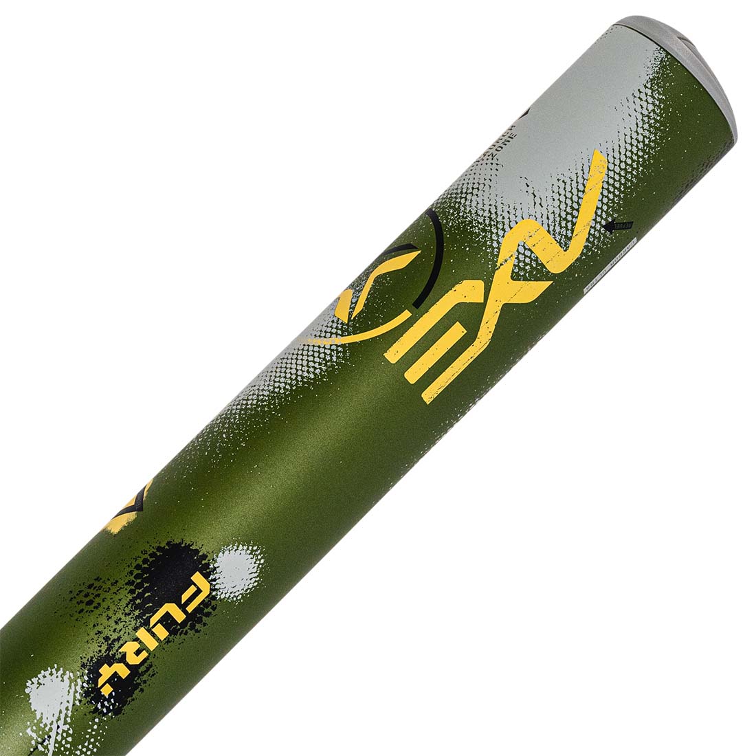 Axe Fury Bravo Hyperwhip endcap detail 1-piece USSSA slowpitch bat