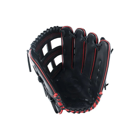 2025 Louisville Slugger Genesis Slowpitch Fielding Glove: Black/Red