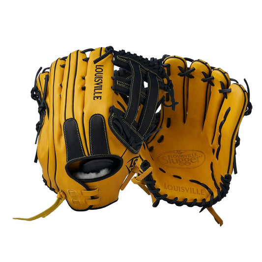 2025 Louisville Slugger Super Z Slowpitch Fielding Glove: Yellow/Black