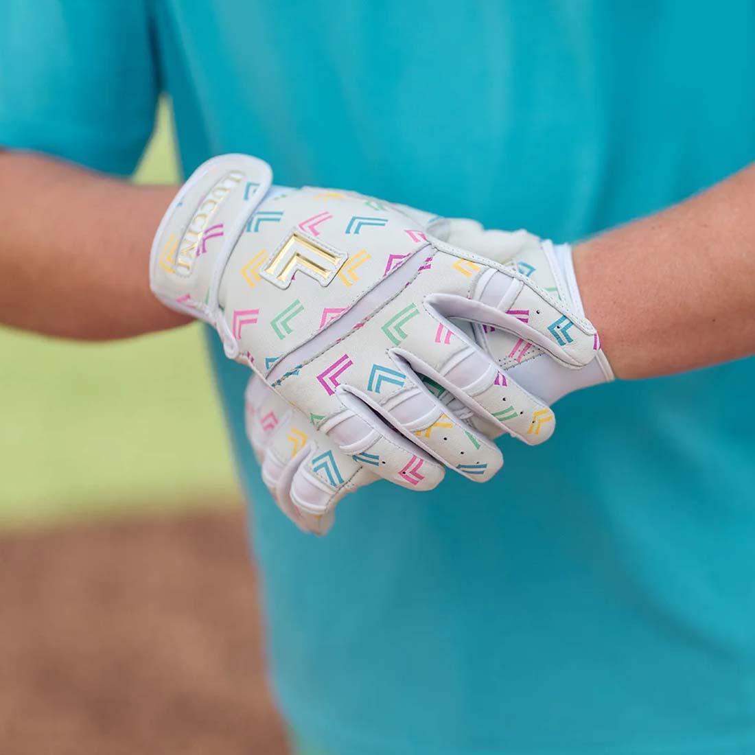 Luccini Premium Cabretta Leather Batting Gloves: Cinque Terre Series