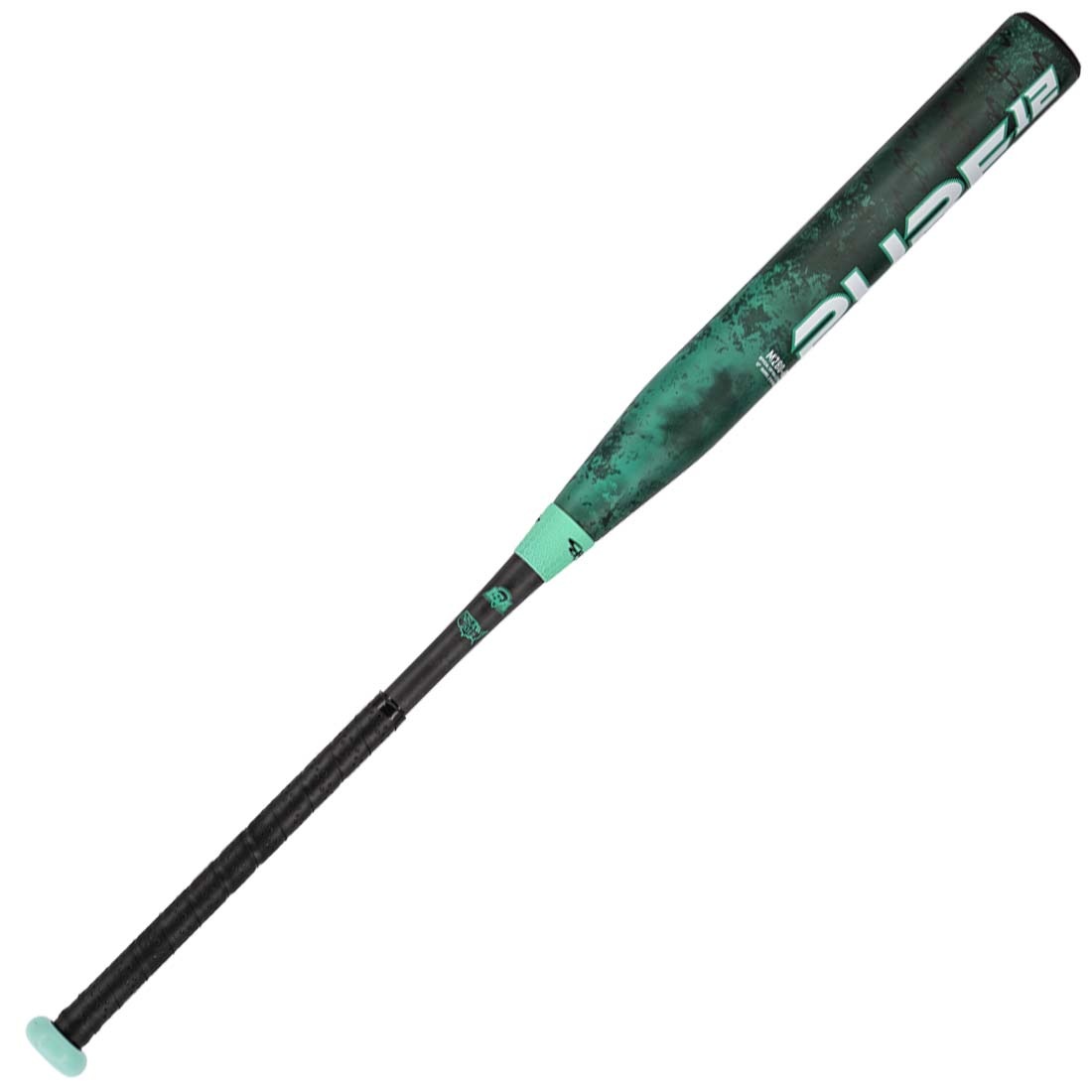 Boombah Pure Teal Balanced 12" USSSA Slowpitch Softball Bat: M2B0-6141