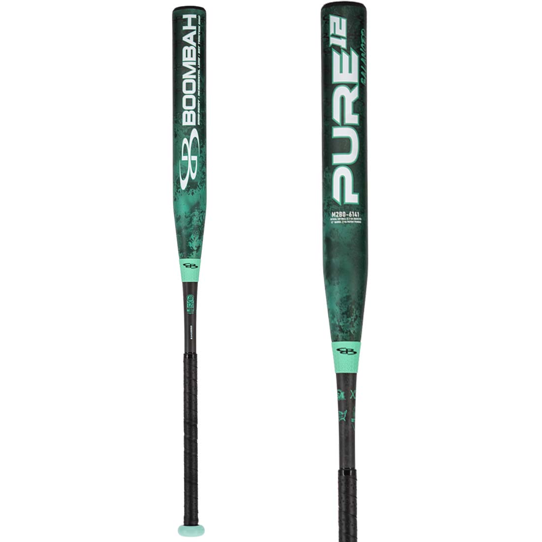 BoombahPure Teal Balanced 12" Slowpitch Softball Bat: M2B0-6141