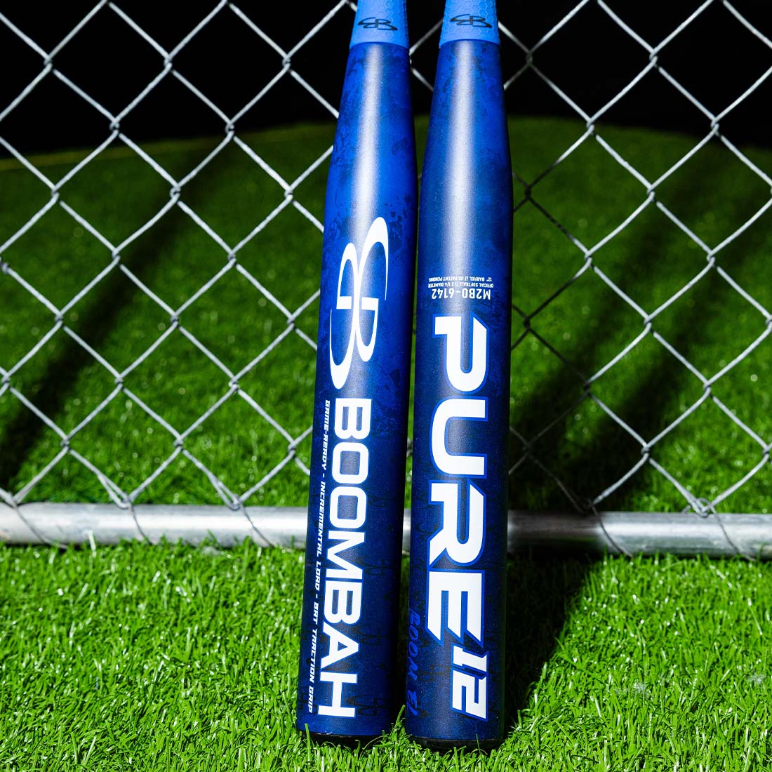 BoombahPure Royal Blue Boom Load 12" Endloaded Slowpitch Softball Bat: M2B0-6142