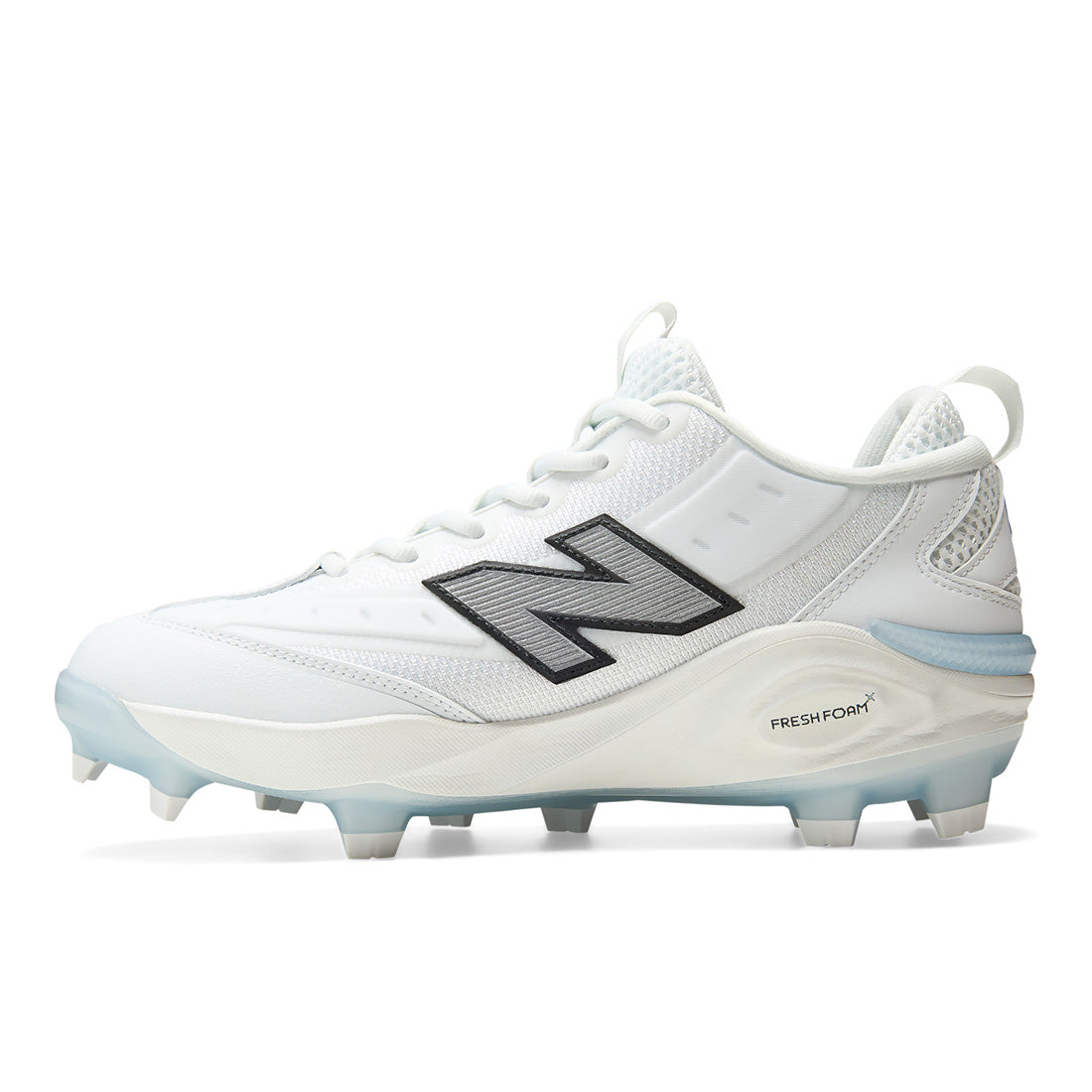New Balance 3000v8 molded baseball cleats in White