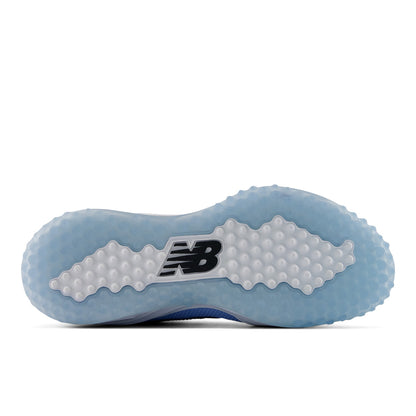 New Balance 3000v8 baseball turf trainer in White and Carolina Blue