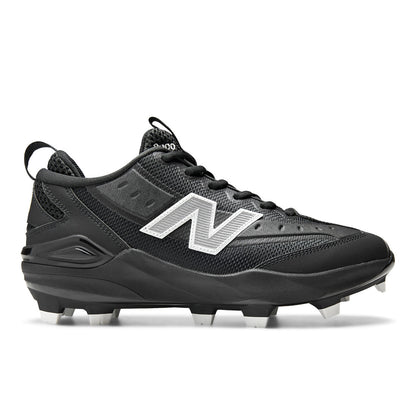 - New Balance 3000v8 molded TPU baseball cleats in Black