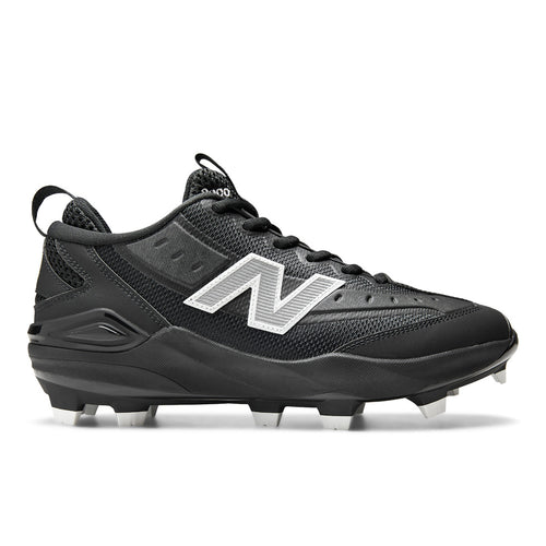 - New Balance 3000v8 molded TPU baseball cleats in Black