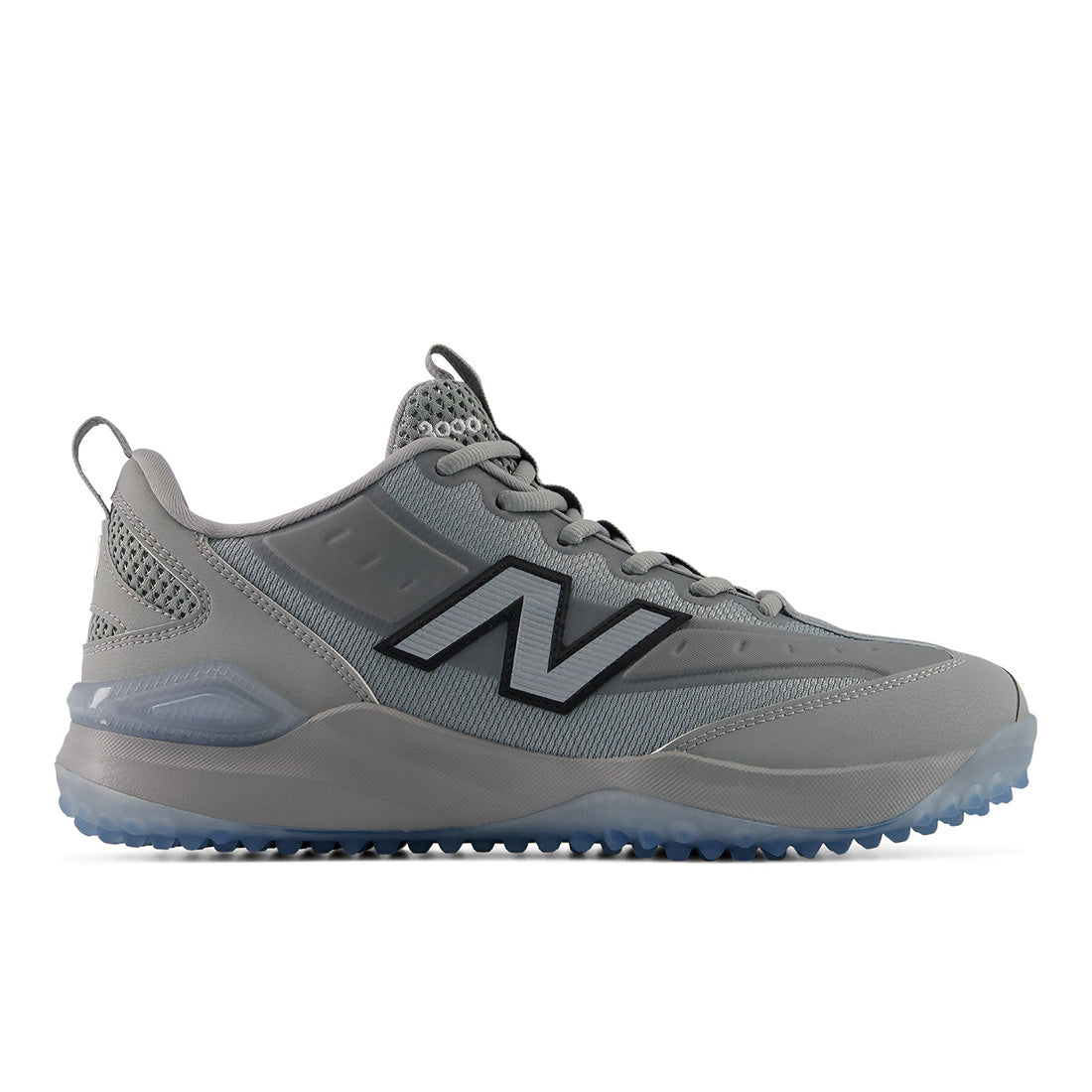- New Balance 3000v8 men’s baseball turf trainer with Fresh Foam cushioning Team Away Grey
