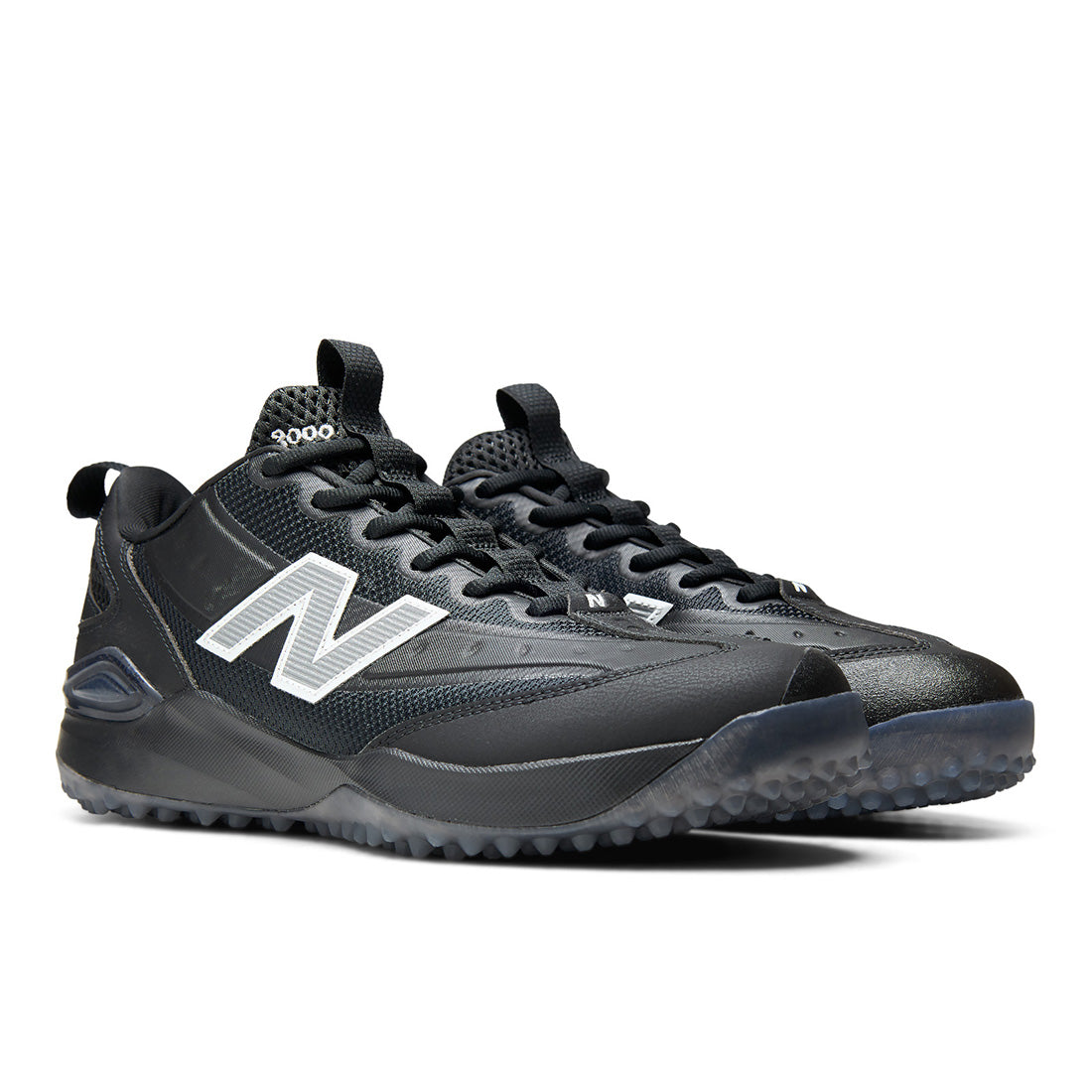 New Balance 3000v8 baseball turf trainer in Black and White
