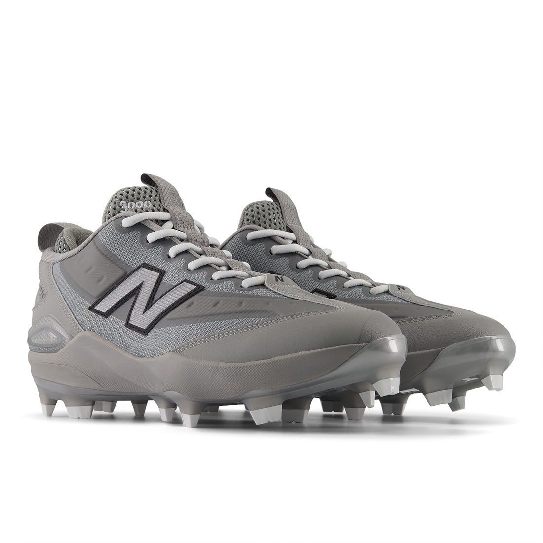 New Balance 3000v8 molded baseball cleats in Raincloud
