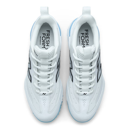 New Balance 3000v8 baseball turf trainer in Raincloud and White