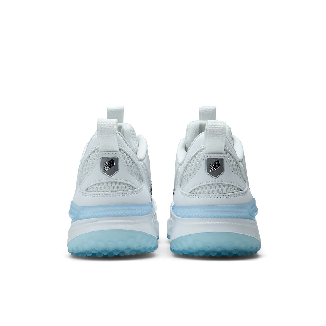 New Balance 3000v8 baseball turf trainer in Raincloud and White