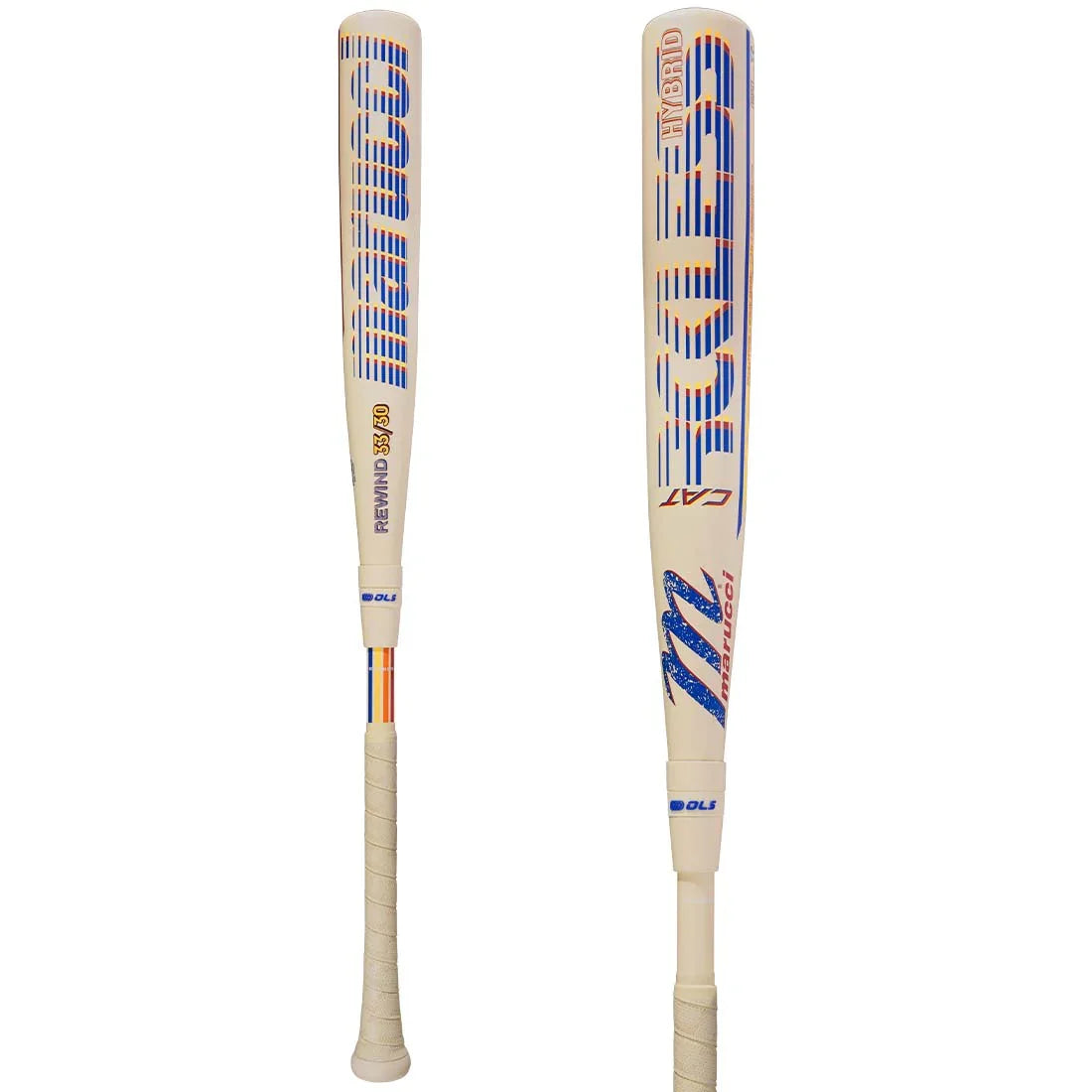 Hybrid BBCOR with AZR alloy barrel, PFX composite handle, OLS connection, Ring-Free design, TFX endcap, slight end-load, 2⅝" barrel. Limited Rewind edition.