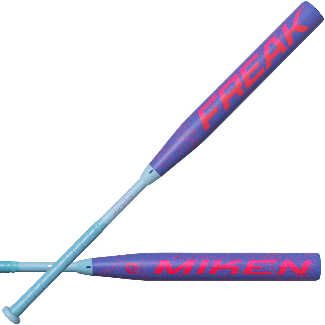 2026 Miken Freak "Splatter Series" 13.5" 2PC Balanced USA Slowpitch Softball Bat: MSA6FRKB