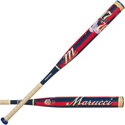 Marucci CAT 1776 USA slowpitch bat with historic script details
