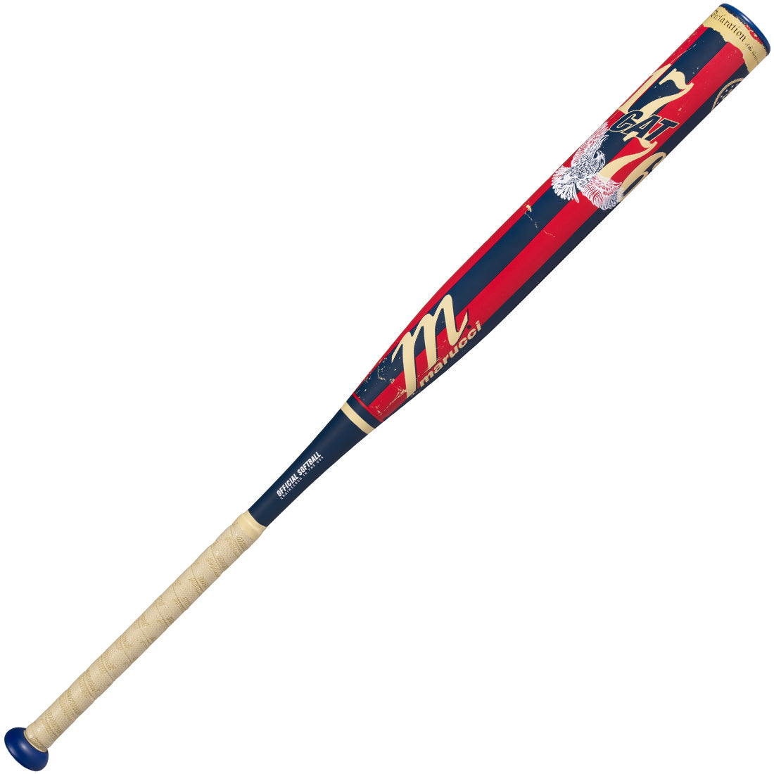 Marucci CAT 1776 one-piece composite bat with a 13” barrel
