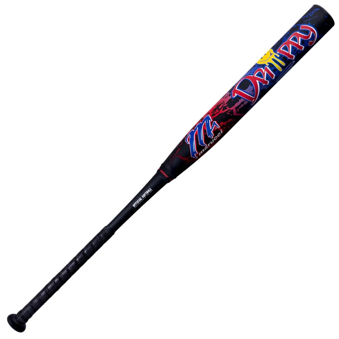 DRIIPPY 12.75" Loaded USA Slowpitch Bat (MSPDR2LA) with Dual Chamber Barrel Tech and MST mid-flex handle