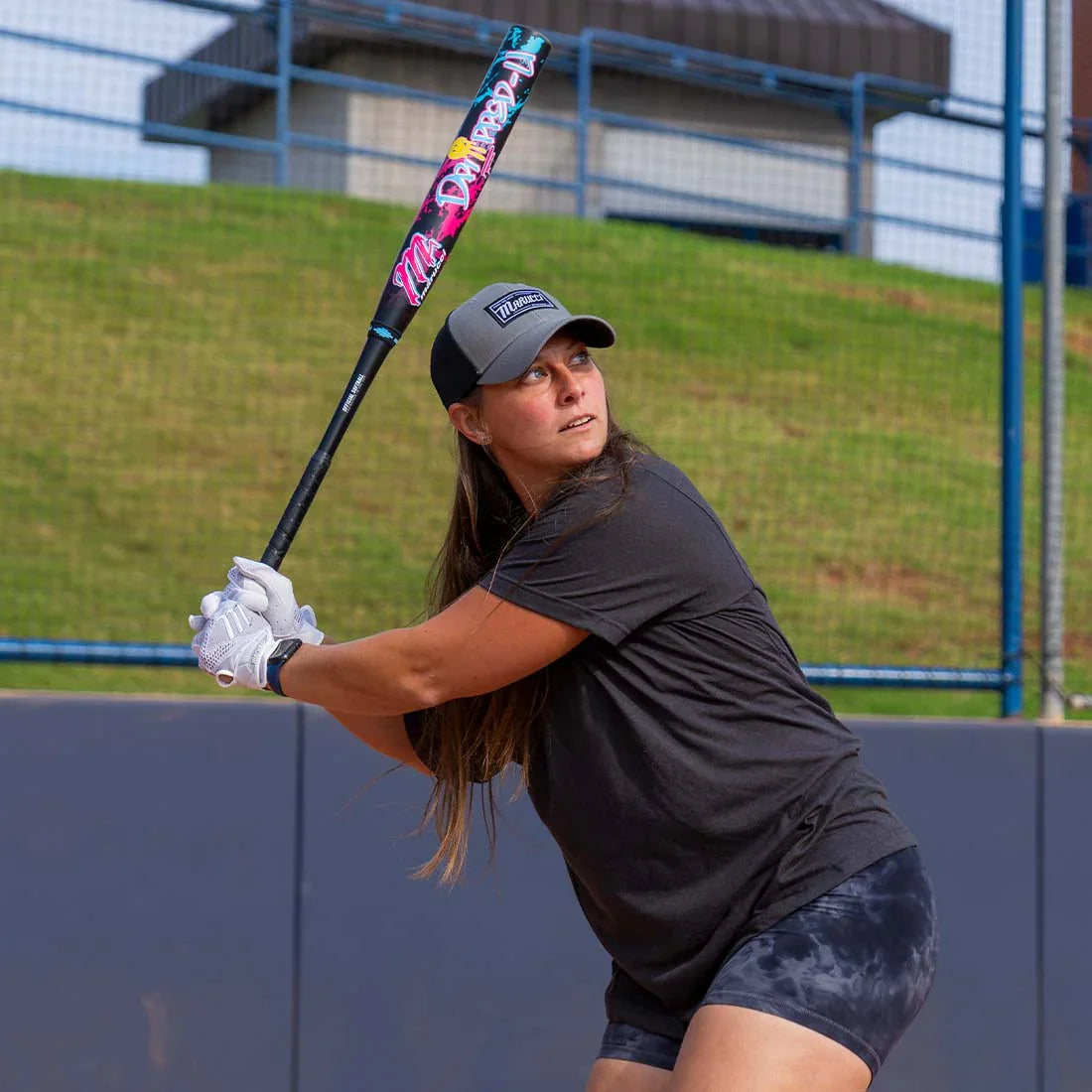 DRIIPPED 12.25" 2-Piece Loaded USSSA Slowpitch Bat (MSPDR2LU) with DisRupt Duo Barrel and MST handle tuning