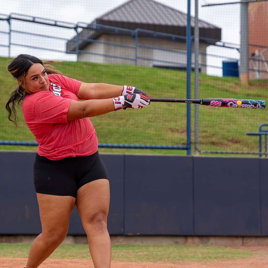 DRIIPPED 12.25" 2-Piece Loaded USSSA Slowpitch Bat (MSPDR2LU) with DisRupt Duo Barrel and MST handle tuning