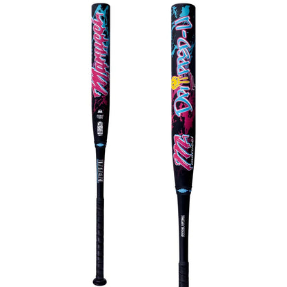 DRIIPPED 12.25" 2-Piece Loaded USSSA Slowpitch Bat (MSPDR2LU) with DisRupt Duo Barrel and MST handle tuning
