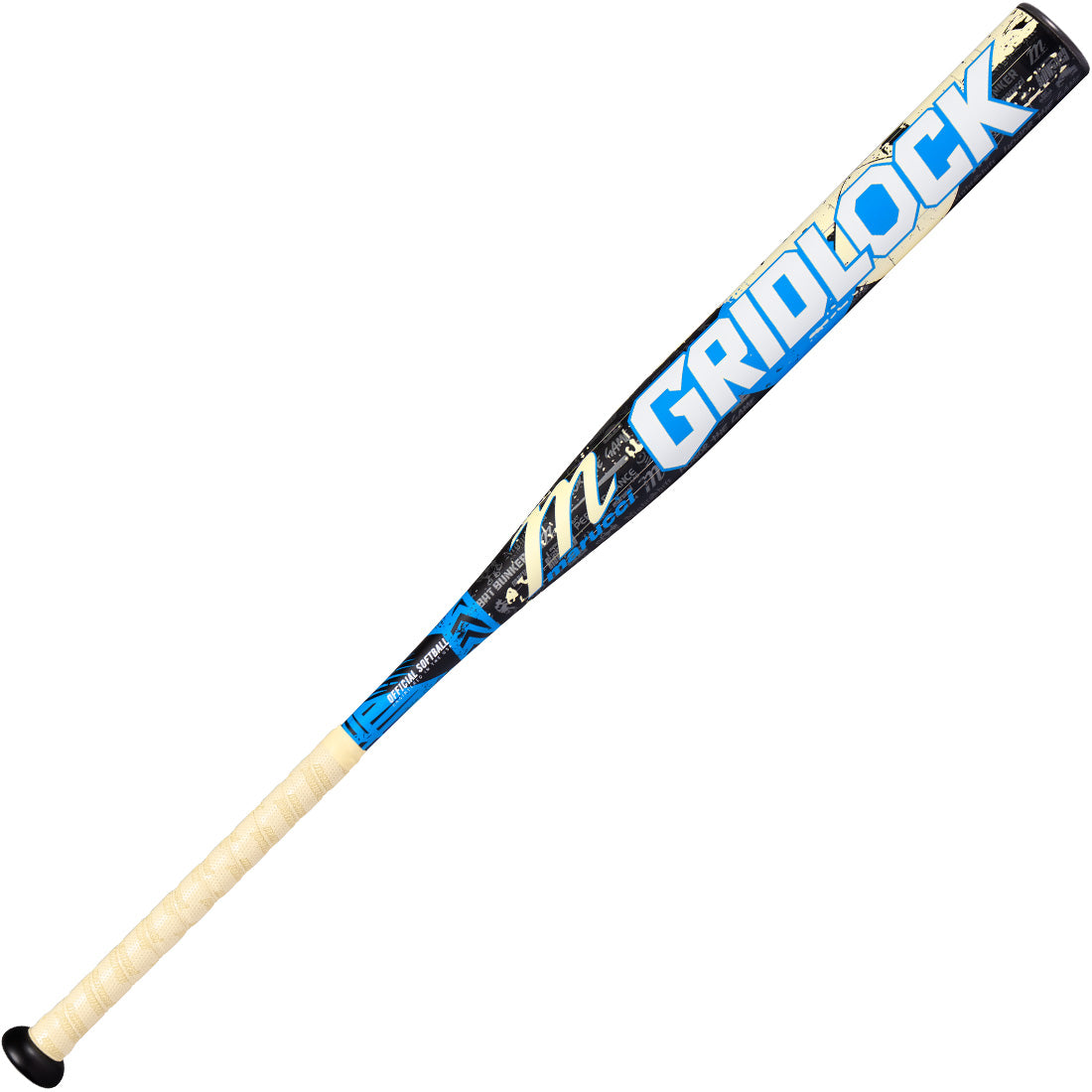 Marucci Gridlock one-piece slowpitch bat with DisRupt Dual Chamber barrel
