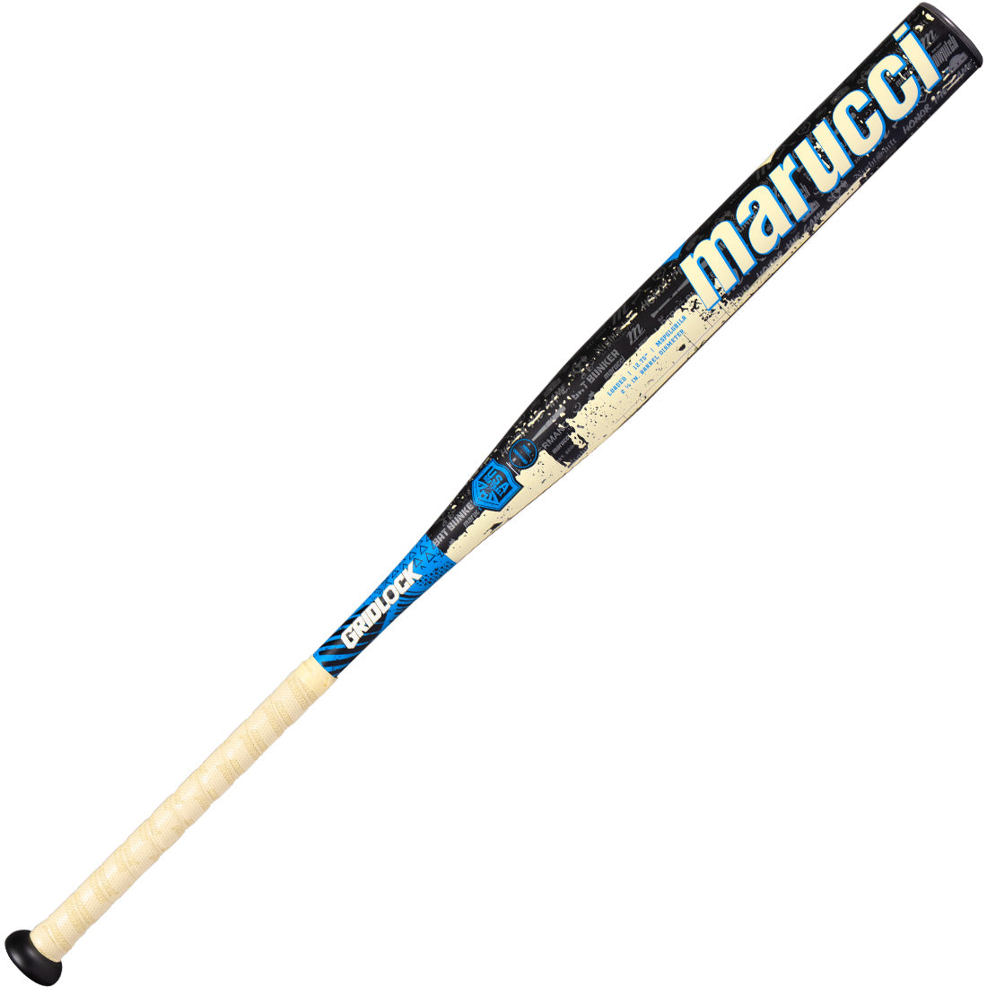 Marucci Gridlock loaded slowpitch bat with a slightly endloaded swing feel
