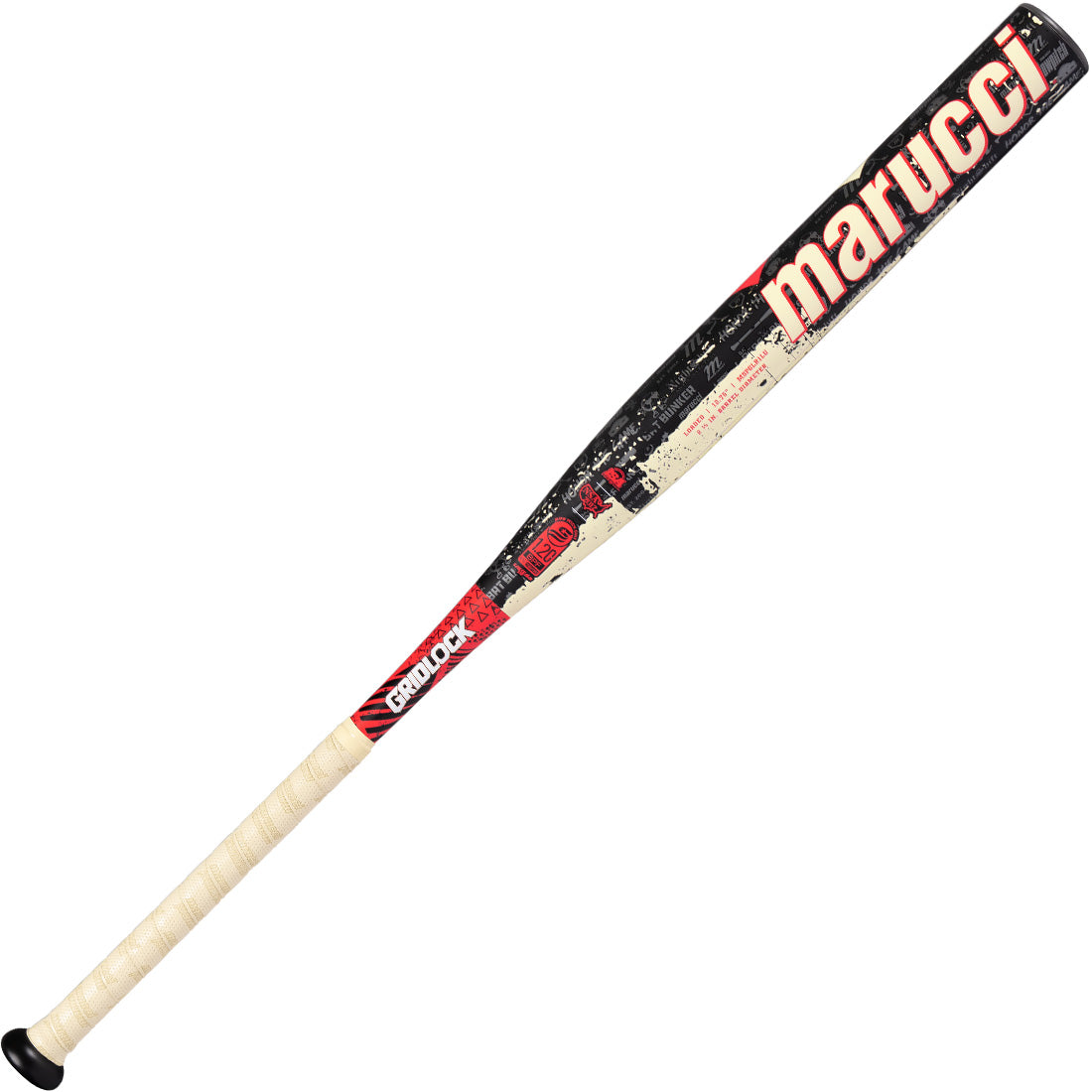Marucci Gridlock Red loaded bat with a slightly endloaded swing feel
